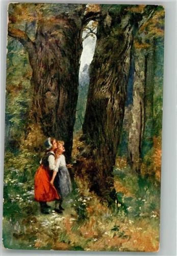 sign. Tolnay Vogelgesang Kinder Tracht Edition Rotophot Nr. 587