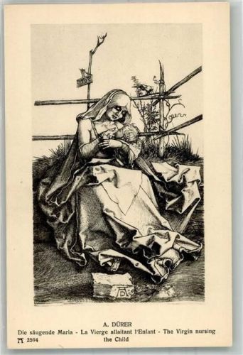 Die säugende Maria F.A. Ackermann`s Kunstverlag 2594