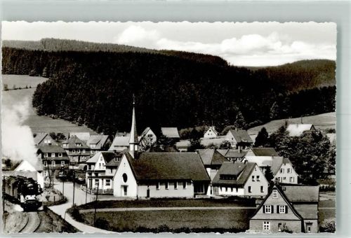 Willingen Kath. Kirche Eisenbahn