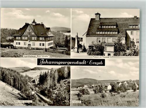Johanngeorgenstadt Denkmal Postsäule Postamt Jugendherberge