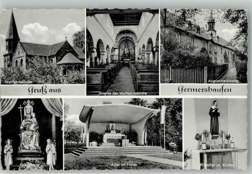 Germershausen 1961 Wallfahrts- Kirche Augustinerkloster