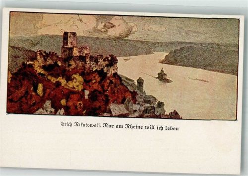 sign. Nikutowski Erich Nur am Rheine will ich leben Nr. 89