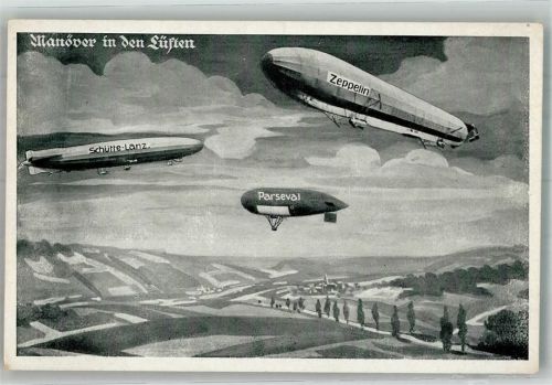 Manöver in den Lüften Schütte Lanz Parseval Zeppelin