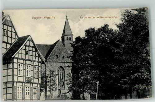 Enger Wittekindskirche Fachwerkhaus