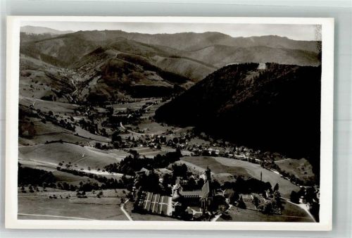 St. Trudpert 1936 Fliegeraufnahme des Ortes mit dem Kloster