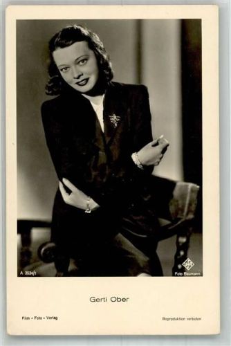 Portrait von Gerti Ober Fotograf Baumann Film-Foto-Verlag 3534/1
