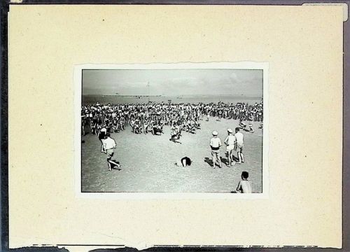 Döse Foto montiert auf Karton Spiele im Watt