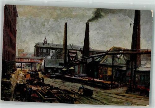 Essen sign. Bollhagen Gußstahlfabrik Stammhaus und älteste Anlagen