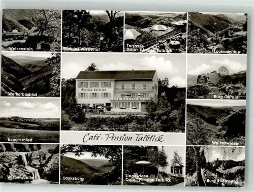 Espenschied Cafe Pension Talblick Werkerbachtal Wispertal Weisenstein Wisperquelle Lauksburg Burg Rheinberg Weizenwiese Burg Gerold Laukenmühle