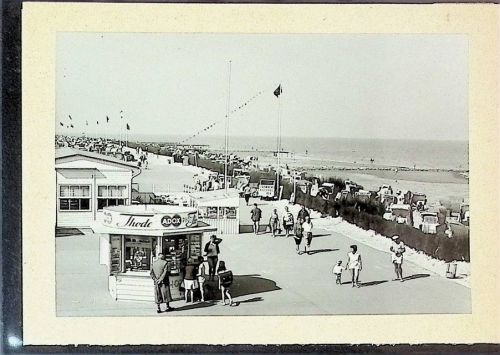 Döse Foto montiert auf Karton Strandbad Kugelbake