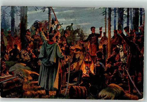 Körner begeistert seine Kameraden durch sein Schwertlied Verein für das Deutschtum im Ausland Nr. 4