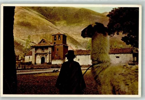 Lima Kirche Lama Anden Luftpost