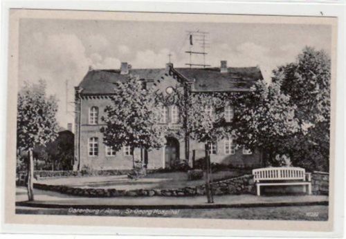 Osterburg / Altm. mit St. Georg Hospital ungelaufen Leichter Bug oben links, sonst gut erhalten.