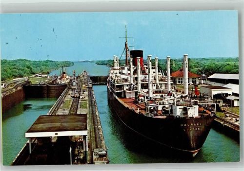 Panama City Panama-Kanal Frachtschiff Hauraki London