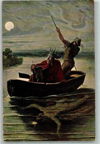 Ritter auf nächtlicher Fahrt Kunstverlag F.A. Ackermann Serie 268