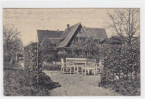Moritzburg bei Dresden. Erholungsheim für Mädchen. Bahnhofstrasse 10 gelaufen am 24.6. 1924. Knick unten links, sonst gut erhalten.