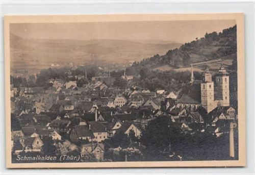 Schmalkalden Schmalkalden in Thüringen. Teilansicht ungelaufen Gute Erhaltung.