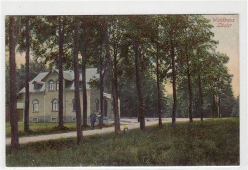 Lauter Lauter mit Waldhaus gelaufen von 1925 kleiner Knick oben rechts, sonst gut erhalten
