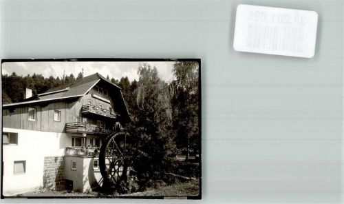 Unterreichenbach Gasthaus Kapfenhardter Mühle Wassermühle Foto Original aus Archiv eines Ansichtskartenverlags Ort handschriftlich