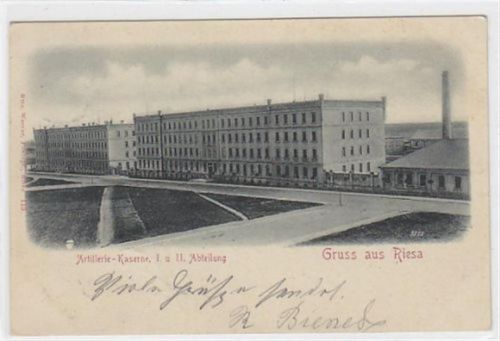 Riesa. Artillerie-Kaserne I. und II. Abteilung gelaufen. Gute Erhaltung.