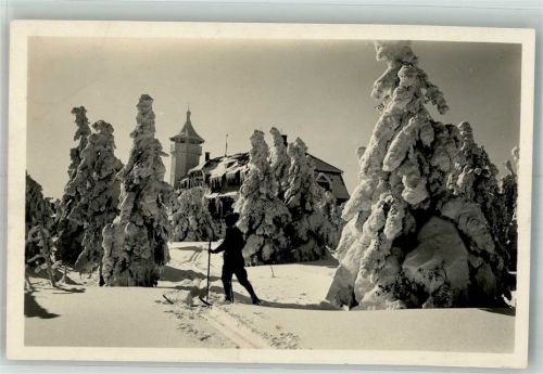 Klinovec Keilberghotel 1245 m Erzgebirge Winter Schnee Ski Sport
