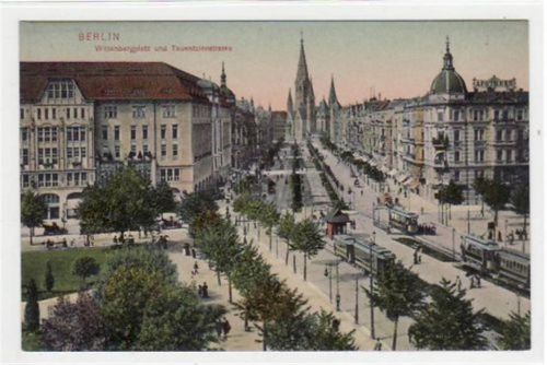 Berlin Schöneberg mit Wittenbergplatz u. Tauentzienstraße ungelaufen Top Erhaltung.