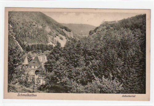 Schmalkalden Schmalkalden mit Asbachertal ungelaufen Gute Erhaltung.