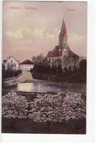 Dahlen Dahlen mit Kirche. Karte beschrieben Gute Erhaltung.