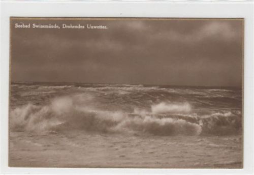 Swinemünde Seebad Swinemünde / Swinoujscie. Drohendes Unwetter. Verlag Siegmund Weil Nr. 4004 ungelaufen Sehr gut erhalten.
