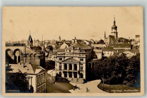 Altenburg 1916 Herzogliches Hoftheater Kirche Ersatz Bataillon