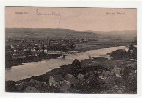 Kirchohsen Emmenthal. ein Blick in´s Wesertal ungelaufen Gute Erhaltung.