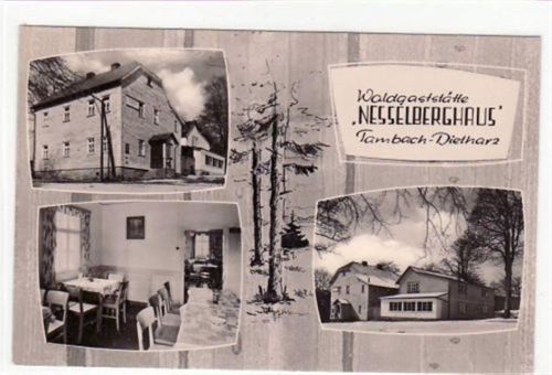 Tambach-Dietharz Tambach - Dietharz i. Thür. Waldgaststätte Nesselberghaus ungelaufen Top Erhaltung.