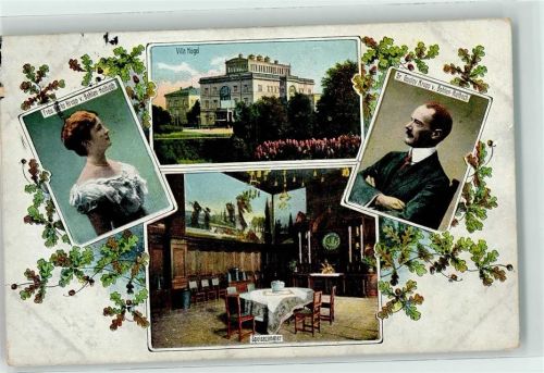 Villa Hügel Speisezimmer Gustav Krupp und Frau Krupp 1915