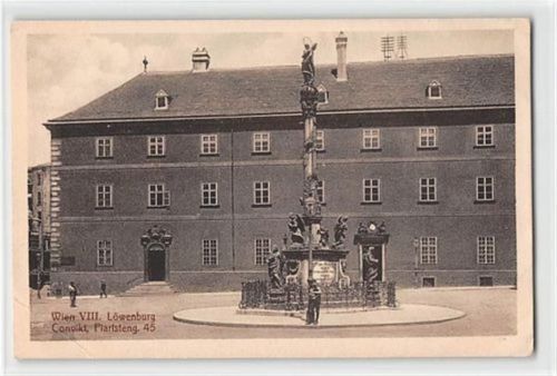 Wien-Löwenburg. Convikt in der Piaristengasse 45 ungelaufen Knick unten links, sonst gut erhalten
