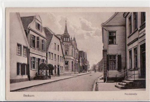 Beckum mit Blick in die Nordstrasse ungelaufen Gute Erhaltung.
