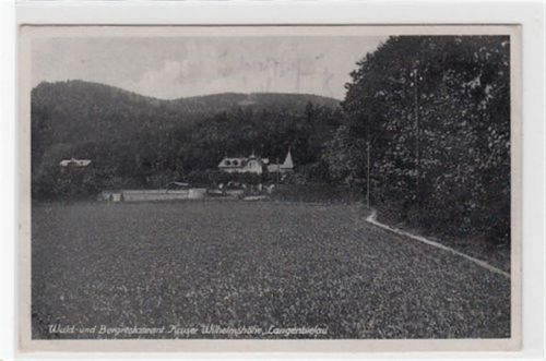 Langenbielau / Bielawa - Kreis Reichenbach / Dzierzoniów. Wald- und Bergrestaurant Kaiser Wilhelmshöhe. Bes. Max Laurent gelaufen. Leicht fleckig, sonst gut erhalten