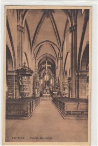 Fritzlar Fritzlar. Innere des Doms ungelaufen Leicht fleckig, sonst gut erhalten