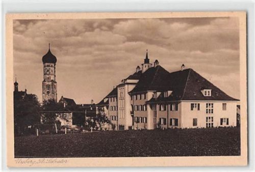 Ursberg. St. Salvator gelaufen kleiner Knick oben links, sonst gut erhalten