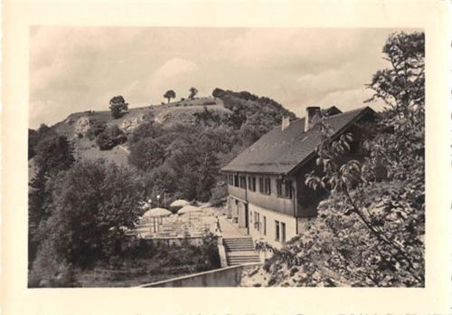 Freizeitheim Lochenheim, Kreis Balingen. Außenansicht mit Terrasse ungelaufen Gute Erhaltung.