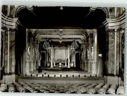 Schwetzingen Rokoko Theater Bühne Schloss
