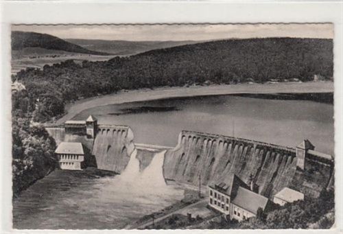 1943 zerstörten Edersee - Sperrmauer ungelaufen Gute Erhaltung.