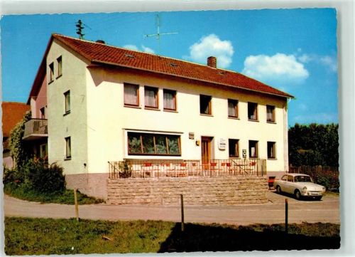 Burghaslach ADAC Gasthaus Steigerwaldhöhe Emailleschild ADAC Auto