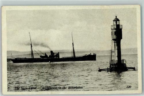 Port Said Suez Kanal Lighthouse in the Bitterlakes