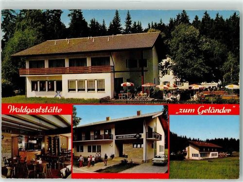 Weißenburg Gasthaus Zum Geländer Gaststube Terrasse