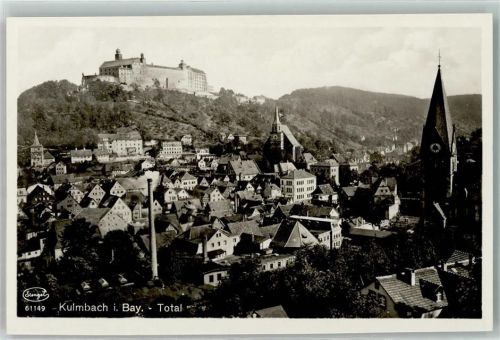 Kulmbach Gesamtansicht m. Plassenburg