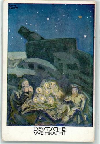 Deutsche Weihnacht sign. Klein - Bayer. Kriegsinvaliden Fürsorge WK I Spende Künstlerkarte