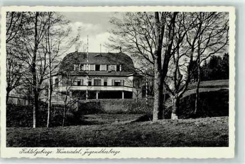 95632 W8592 Wunsiedel Foto AK Jugendherberge
