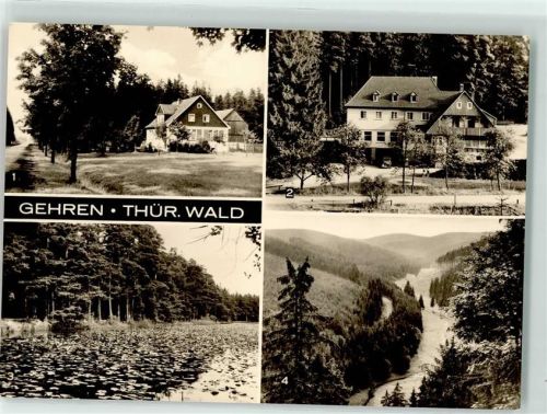 Gehren Gasthaus Seerose Schobsenmühle Seerosenteich Naturscchutzgebiet Schobsetal