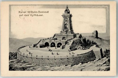 Steinthaleben Kaiser Wilhelm Denkmal auf dem Kyffhäuser