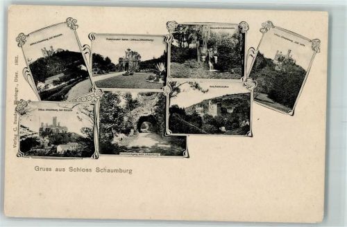 Schaumburg Schloss Französischer Garten Wasserfall Tunnel